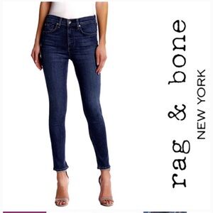 rag & bone high rise Skinny Jeans